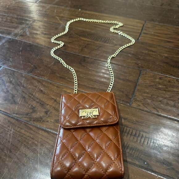 CLUCI Small Crossbody Cell Phone‎ Purse Quilted Vegan Leather Wallet Black - Picture 2 of 5